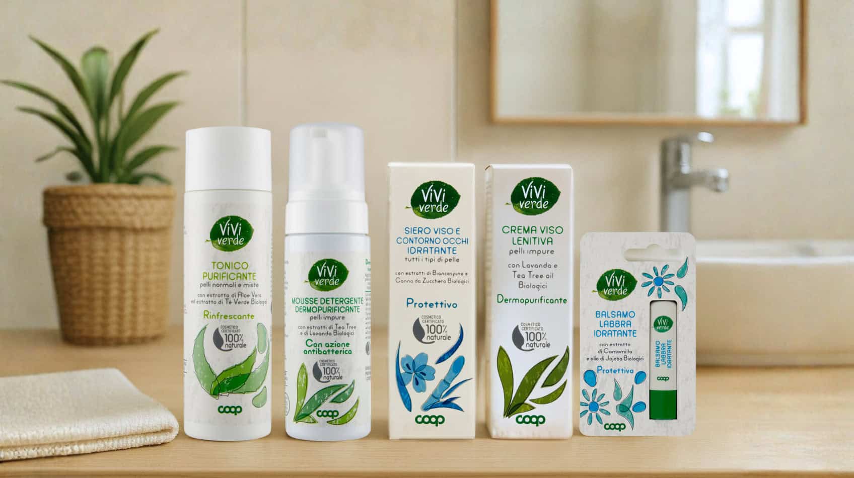 La migliore skincare routine con i prodotti viso by ViviVerde COOP ...
